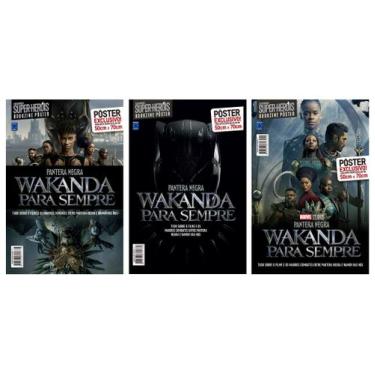 Imagem de Super Kit - Pantera Negra: Wakanda Para Sempre - 3 Pôsteres Promoções 