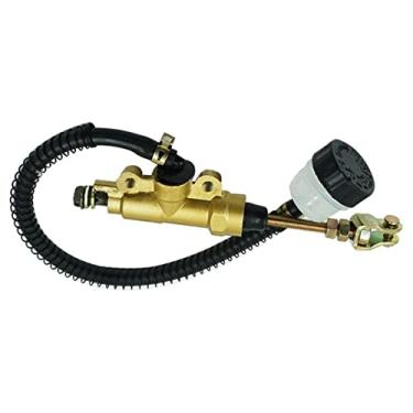 Imagem de ZHENDAUS Reservatório de bomba de cilindro mestre de freio de pé traseiro compatível com Honda CR125 CR250 CBR600 VTR1000 motocicleta 43510-KCY-671