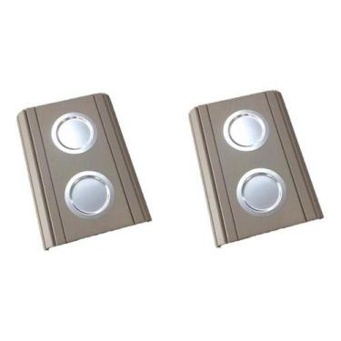 Imagem de Kit 02 Esteira Decorativa Laqueada Sofá Copo Alumínio Nude - M A Sorpr