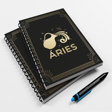 Imagem de Caderno Universitário 96fls Signo Áries - Premium