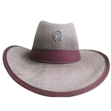 Imagem de Chapéu de Juta enfeite Cavalo Boiadeiro - Selaria Forte