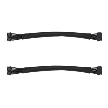 Imagem de SING F LTD 2 peças sensor de motor sem escova cabo preto 100 mm comprimento do cabo 1,25 terminal cabeça dupla 6p adequado para mini helicóptero RC LED faixa de luz RC drift modelo de carro