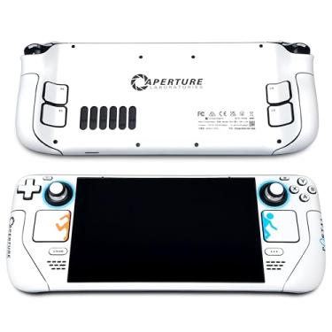 Imagem de Capa Steam Deck, edição de portal, película de vinil fosco para Steam Deck (projetada pela POP SKIN), compatível com a versão LCD Steam Deck e a versão OLED.