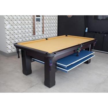 Imagem de Mesa de Sinuca e ping pong - 2,20x1,20 - Havana