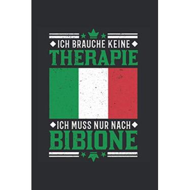 Imagem de Bibone Notizbuch: Bibione Therapie Italien Urlaub Reise Geschenk / 6x9 Zoll / 120 ausfüllbare Seiten Seiten