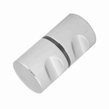 Imagem de Porta de Vidro do Banheiro Com Maçaneta Cromada Em Liga de Alumínio (Liga de alumínio * 3)