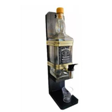 Imagem de Pingometro Rústico De Parede Garrafa Jack Daniels Barzinho - secer