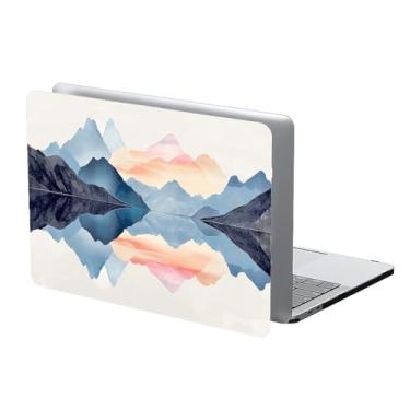 Imagem de COTAIL Compatível com MacBook Air 13,3 13,6 polegadas 2022 2021 2020 2019 capa rígida de plástico, 13,3 Pro (A1706/A1708/A1989/A2159/A2289/A2338), montanhas e água