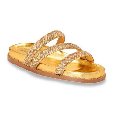 Imagem de Papete  Feminina Dourada Verão Elegante Casual  Evora, 37