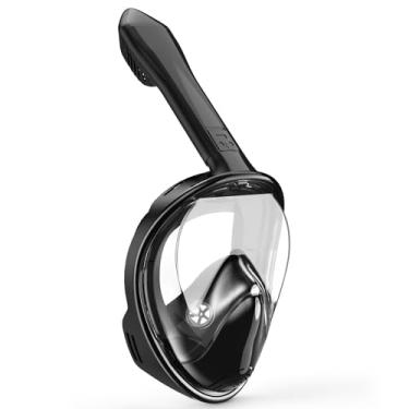 Imagem de Ezire Máscara De Snorkel Infantil, Rosto Inteiro, Equipamento De Mergulho Para Crianças De 2 A 14 Anos Com Suporte Para Câmera, Conjunto De Mergulho Com Visão Panorâmica De 180 Graus, Antiembaçante