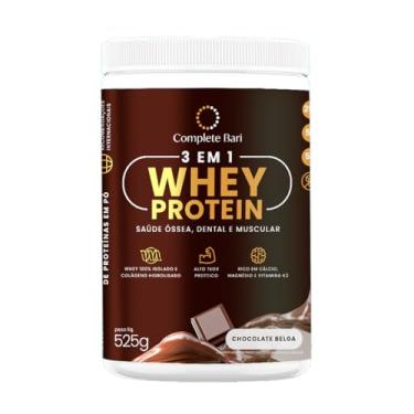 Imagem de Complete Bari Whey Protein 525g com Magnesio Cálcio e Vitamina k2 (525g, Chocolate Belga)