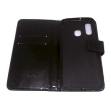 Imagem de Capa carteira de couro Celular Samsung M40 e A60 Preto - YL.EXPLOITER