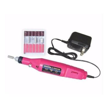 Imagem de Lixa Elétrica Polidora Unha Alongamento Fibra Vidro Bivolt