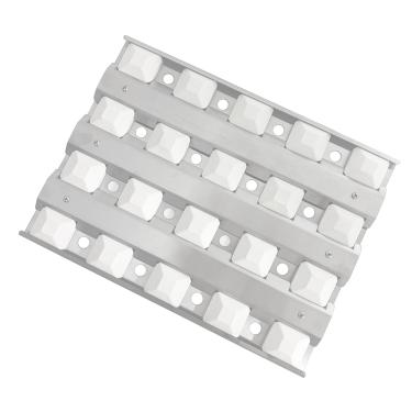 Imagem de Beurbcikue Bandeja de briquete S23218-38Y para Delta Heat 26 96 cm peças de reposição para Delta Heat DHBQ38 DHBQ26 DHBQ38G DHBQ38R/S DHBQ26G Bandeja de briquetes de cerâmica com escudo de placas