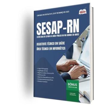 Imagem de Apostila SESAP-RN  - Assistente Técnico em Saúde - Área: Técnico em In