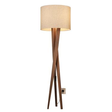 Imagem de Luminaria de Chão Tripé Cupula Redonda para Sala