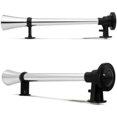 Imagem de 4 Corneta Para Buzina Maritima Cromada Araponga