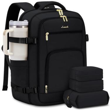 Imagem de Mochila de viagem LOVEVOOK Carry on 50L à prova d'água para laptop de 