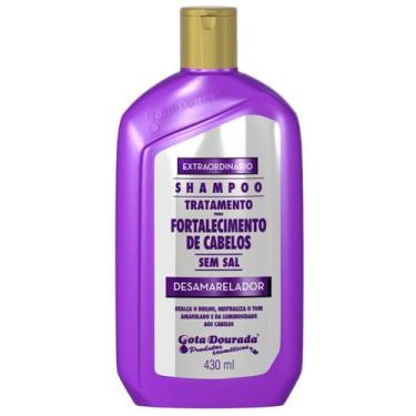 Imagem de Gota Dourada Shampoo Fortalecimento Desamarelador 430ml