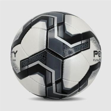 Imagem de Bola De Futsal Penalty Storm XXIII, 4, Prata, Preto