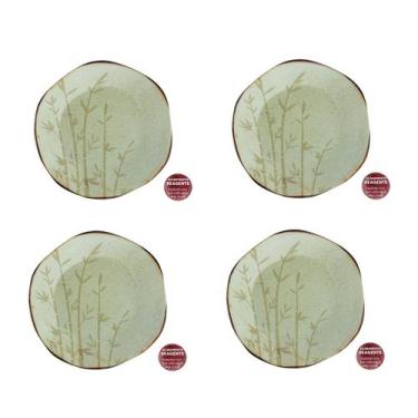 Imagem de CONJUNTO DE 4 PRATOS SOBREMESA 21,5 CM RYO BAMBU Oxford Porcelanas