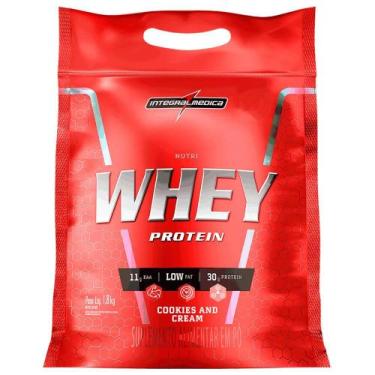 Imagem de Nutri whey Protein Para Ganho de Peso Cookie 1,8Kg Refil - Integralmed