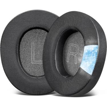 Imagem de SOULWIT Almofadas Auriculares de Substituição para Microsoft Xbox Wireless/Wired, Xbox Stereo Edição Especial de 20º Aniversário, Com Espuma de Isolamento de Ruído - Gel Refrescante Preto