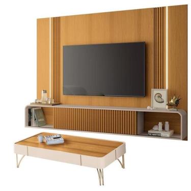 Imagem de Home Suspenso Empire e Mesa de Centro Cadenza Cinamomo Off White - HB 