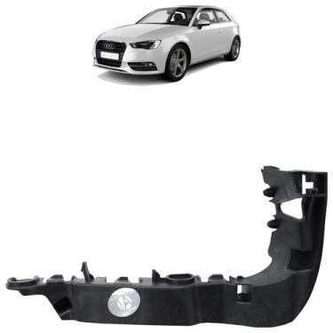 Imagem de Suporte Guia Parachoque Dianteiro A3 2014 2015 2016 Preto Liso - Autom