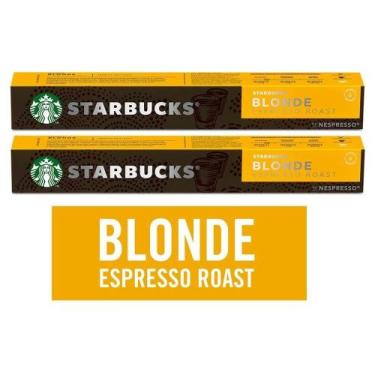 Imagem de 2 CAFÉ Cápsulas BLONDE STARBUCKS Nespresso 10un