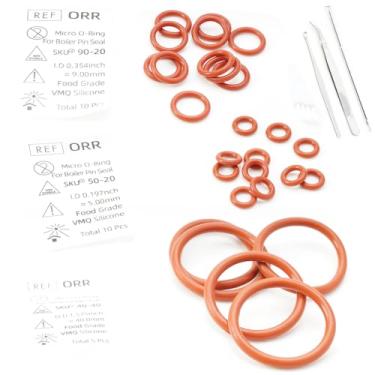 Imagem de Kit de reparo de anel de silicone de grau alimentício, para resolver problemas de água quente do grupo de fermentação de pinos de caldeira, compatível com máquinas de café Philips (padrão)