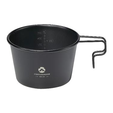 Imagem de CampINGMOON Copo Serra Profunda 600 ml Outdoor Camping Aço Inoxidável Sierra Cup Preto Escuro BKS369