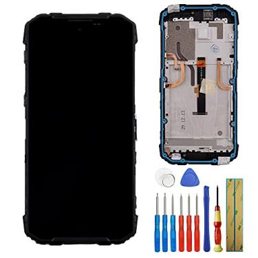 Imagem de E-yiiviil Tela LCD compatível com DOOGEE S96 Pro 15.8 cm Tela LCD Touch Screen Assembly com ferramentas (preto)
