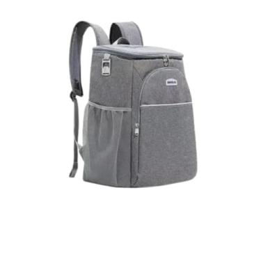 Imagem de Bolsa Térmica De Grande Capacidade Adequada Para Piquenique Na Praia - 20 litros (Cinza)