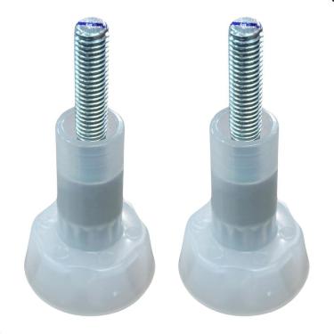 Imagem de Kit 2 Pé Nivelador Geladeira Freezer Electrolux Df34R Tw42S