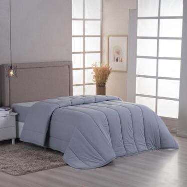 Imagem de Edredom Casal Malha Algodão Antialérgico Dupla Face Macio - Nathalia E