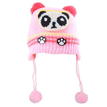 Imagem de Touca Gorro Infantil Rosa Panda Tamanho único