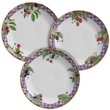 Imagem de Conjunto Com 6 Pratos Rasos Wild Fruits - Maison Blanche