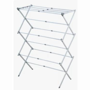 Imagem de Varal Vertical Retrátil De Chão Branco