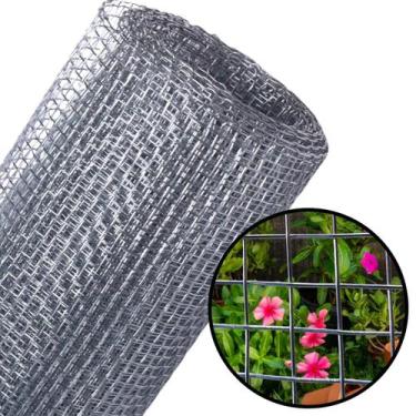 Imagem de Tela Arame Galv. Abertura 11,46mm x 1,00m (venda por metro) Malha 2 Fi