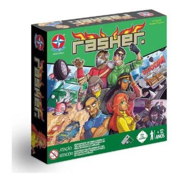 Imagem de Jogo De Tabuleiro E Cartas Rasher Estrela Estratégia - Napolestore