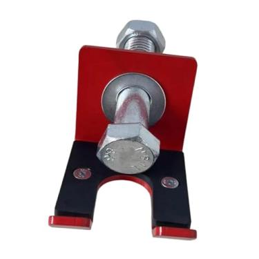 Imagem de Pegciuho Suporte para barra de agachamento, suporte para barra de academia, economiza espaço para gancho de com furo de 26 mm