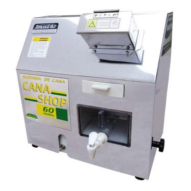 Imagem de Moenda De Cana Maqtron 60 Litros Rolo De Inox Profissional Não Respinga 110v