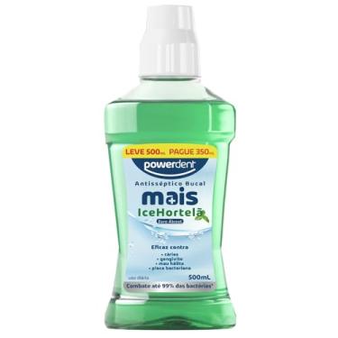 Imagem de ANTISSEPTICO BUCAL POWERDENT MAIS ICE HORTELÃ L500ML P350ML ZERO ALCOOL