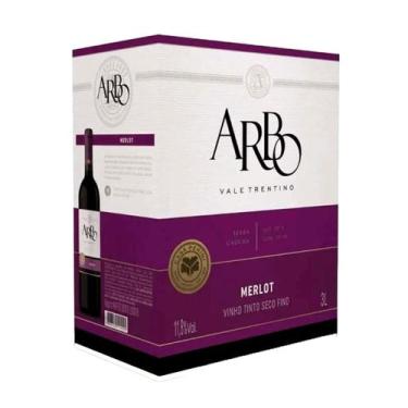 Imagem de Vinho bag in box arbo merlot tinto 3lt