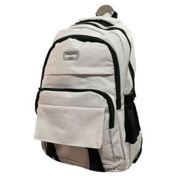 Imagem de Mochila masculina e feminina espaçosa e resistente mochila casal Mochi