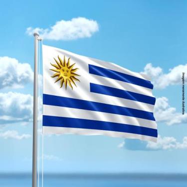 Imagem de Bandeira do Uruguai 80cmx140cm Tecido Oxford 100% Poliéster - Presente