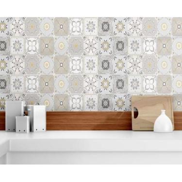 Imagem de Papel de parede Adesivo Azulejo Decorativo Nude - PRESENTE-BRINDE
