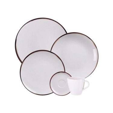 Imagem de Aparelho de Jantar 20 Peças Porcelana Decorada Canyon Tramontina