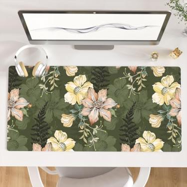 Imagem de Colorful Star Tapete de mouse grande, tapete de mesa impermeável de couro PU, mouse pad para jogos de computador, tapete de mesa 2GG, tapete de mesa antiderrapante para escola, escritório, casa, 80 x